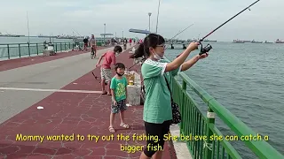 MrEnz fishing trip at Bedok Jetty