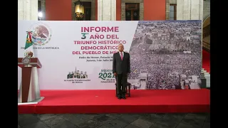 3er Año del Triunfo Histórico Democrático del Pueblo de México