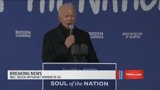 Joe Biden wins Georgia, NBC projects