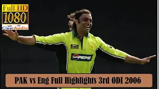 Pakistan vs. England 3rd ODI Full Highlights 2006 | Younis Khan 101