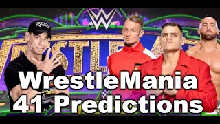 WrestleMania 41 Predictions WAY to Early!