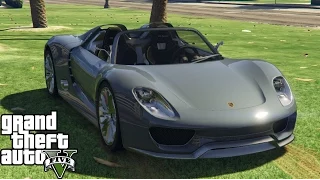 GTA 5 Porsche 918 Spyder   Car Mods Download + Ultra Settings