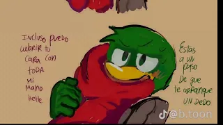 don't Hug me i'm scared Red guy x Duck Guy