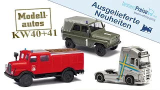 Eingetroffene Modellauto Neuheiten | KW 40 und 41