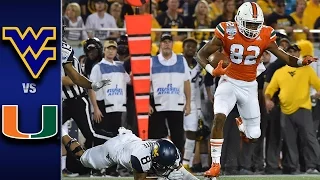 Miami vs. West Virginia Russell Athletic Bowl Highlights (2016)