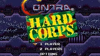 Contra: Hard Corps (Bahamut's Base ending)