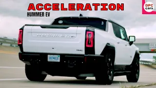 HUMMER EV Electric Pickup Truck Acceleration