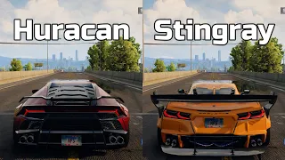 NFS Unbound: Lamborghini Huracan vs Chevrolet Corvette Stingray - WHICH IS FASTEST (Drag Race)