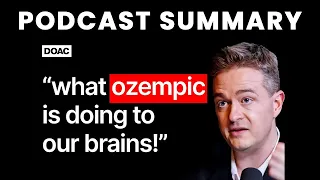 Ozempic Expert: An Emergency Warning About Ozempic! | Johann Hari | The Diary Of A CEO