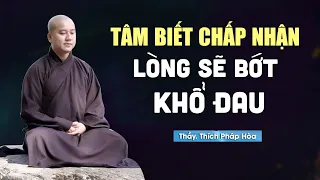 Khi biết CHẤP NHẬN sẽ bớt KHỔ ĐAU - Thầy Thích Pháp Hòa