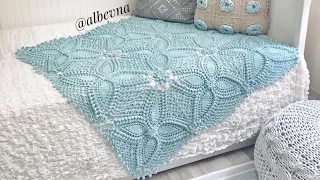 TIĞ İŞİ YATAK ÖRTÜSÜ YAPIMI (CROCHET BLANKET PATTERN) PART 3 #Crochet #crochetpattern #örgü