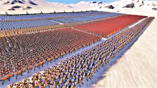 Army of Fierce Ancient Warriors  VS  Evil Army of Darkness | Ultimate Epic Battle Simulator