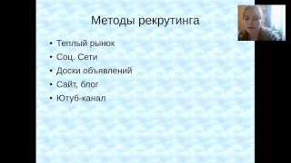 Мои методы рекрутинга  Анастасия Коноплева