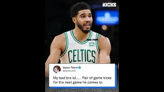 Jayson Tatum Ruins Fan's Shoes 😅 #Shorts