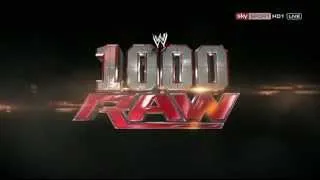 Monday Night RAW (WWE) 1000th Episode Opening/Intro