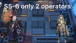 Arknights S5-6 only two operators (no 3 star)