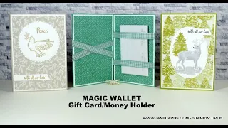 No.559 – Magic Wallet (Gift Card/Money Holder) - JanB UK Stampin’ Up! Independent Demonstrator