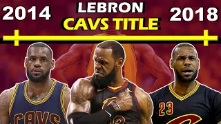 Timeline of LEBRON JAMES' CAREER | Cavaliers Championship