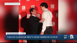 Boca Raton cancer survivor meets Gift of Life donor who saved his life