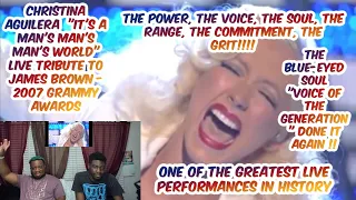 Christina Aguilera SLAYS It's A Man's World 2007 Grammy Awards 🔥😱 JoCurKRAZE reacts 💯🎯