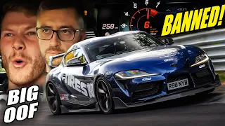 OOPS! 500 hp Toyota Supra BANNED! // Nürburgring