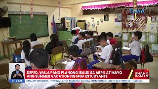 DepEd, wala pang planong ibalik sa Abril at Mayo ang summer vacation ng mga estudyante | UB