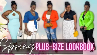 SHEIN| Express| TJ Maxx Plus-size Collective Try On Haul & Spring Lookbook