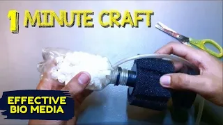 Try This Sponge Filter Setup Bio Media for Aquarium