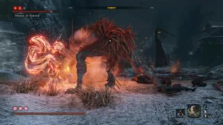 Sekiro: Shadows Die Twice - Demon of Hatred Boss Fight (4k/60fps)