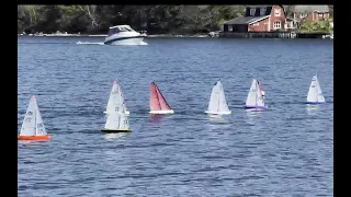 Jerwood vs Shuwalow in practice race before DF65 Globals