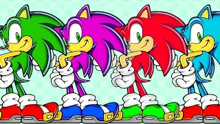 If I Touch a Color in Every Handheld Sonic Game, The Video Ends