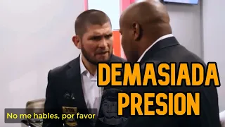 DISCUSIÓN entre Khabib Nurmagomedov y Daniel Cormier