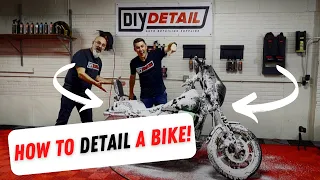 Motorcycle DETAILING 101! #detailing #motorcycledetailing #diydetail
