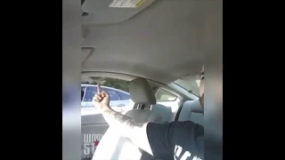 Road Rage-Man pulls his gun out at trash talking driver!