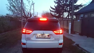 Тюнинг задних фонарей Mitsubishi outlender xl