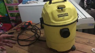 How to repair karcher model WD 1 vacuum cleaner that does nothing does not turn on without spending