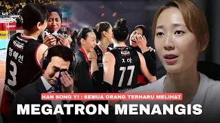 Kita Menang Mengapa Kamu Menangis MEGA !!  Cara Unik Han Song Yi Menenangkan Tangisan Haru Megawati