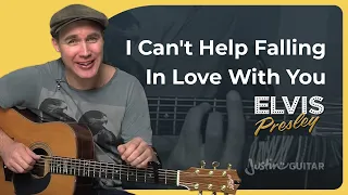 I Cant Help Falling In Love With You by Elvis | Easy Guitar Lesson