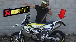 AKRAPOVIC HUSQVARNA 701 SUPERMOTO - CAMBIAMO L'ASPIRAPOLVERE