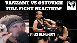 PAIGE VANZANT VS RACHAEL OSTOVICH FIGHT REACTION! UFC ON ESPN +1 - FIGHT NIGHT BROOKLYN