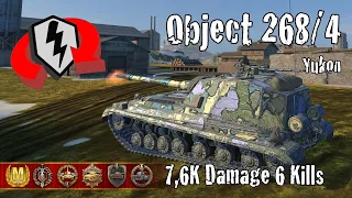 Object 268 Version 4  |  7,6K Damage 6 Kills  |  WoT Blitz Replays