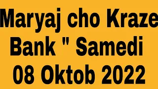 Maryaj cho pou kraze bank jodi samedi 08 Oktob 2022 al fè 3 lo l'argent #bolet #tchala #croixdujour