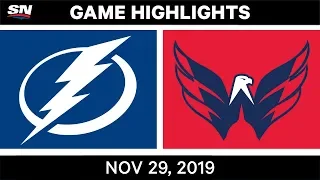 NHL Highlights | Lightning vs. Capitals – Nov. 29, 2019