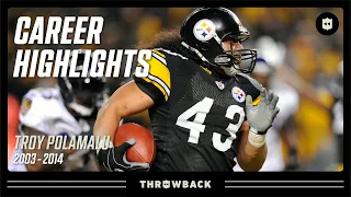 Troy Polamalu's UNREAL Career Highlights | NFL Legends