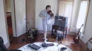 Boss RC-300 looper with violin and guitar