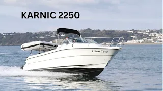 Karnic 2250 powered by a Mercury 200 hp Verado seatrial and tour