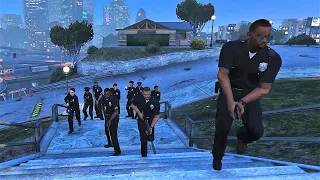 LSPD/LSSD vs Ballas // Armenian Mob // Prisoners | GTA 5 NPC Wars 31