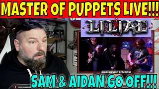 Liliac - Master of Puppets (ft. Aidan Fisher) | OLDSKULENERD REACTION
