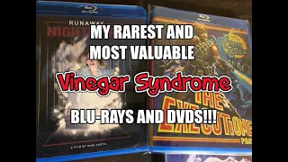 My RAREST and MOST VALUABLE Vinegar Syndrome Blu-Rays and Dvds!!!!