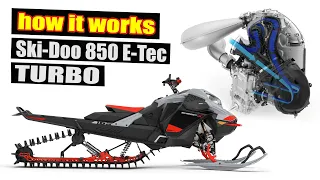 the SNOWEST show: HOW IT WORKS Ski-Doo's 850 e-tec TURBO